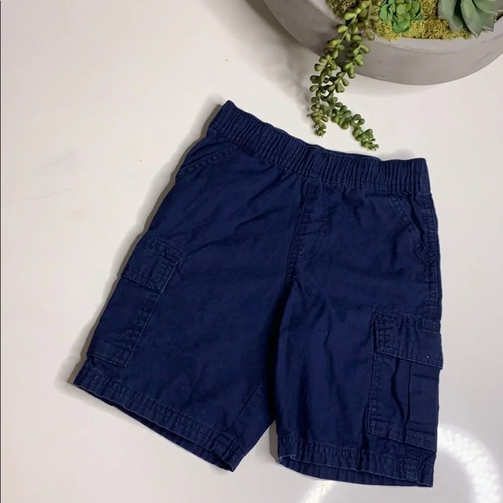 Children’s Place navy blue cargo shorts toddler 4T casual clothes kids